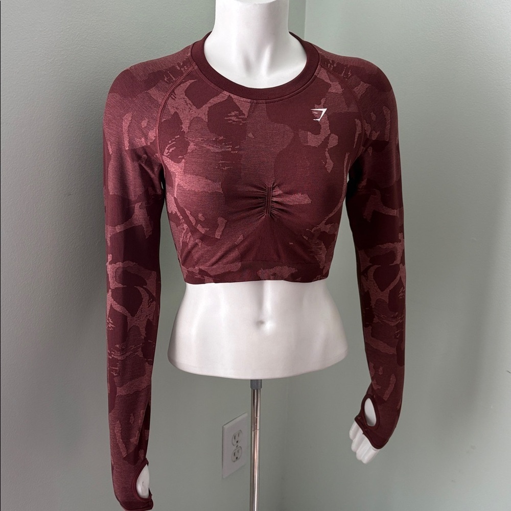 Gymshark Camo Crop Top